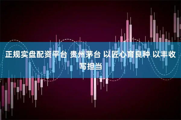 正规实盘配资平台 贵州茅台 以匠心育良种 以丰收写担当